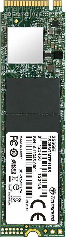 Transcend 110S SSD 256GB M.2 NVMe PCI Express 3.0 TS256GMTE110S