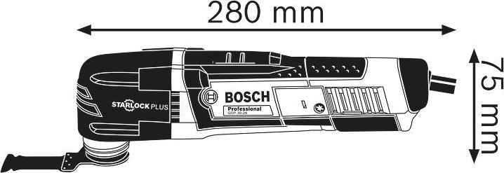 Bosch GOP 30-28 Professional Παλινδρομικό Πολυεργαλείο 300W - Image 2
