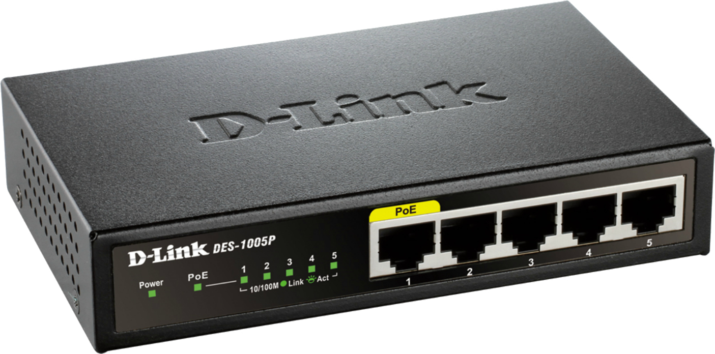 D-Link DGS-1005P Unmanaged L2 PoE+