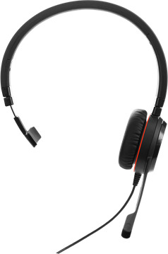 Jabra Evolve 30 II Mono On Ear Multimedia Ακουστικά με μικροφωνο και σύνδεση 3.5mm Jack / USB-A - Image 4