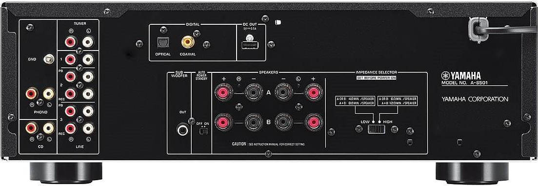 Yamaha A-S501 Ολοκληρωμένος Ενισχυτής Hi-Fi Stereo 120W/4Ω 85W/8Ω S000.30901 Μαύρος - Image 2