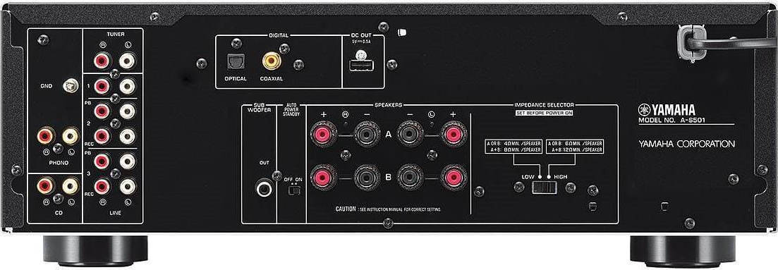 Yamaha A-S501 Ολοκληρωμένος Ενισχυτής Hi-Fi Stereo 120W/4Ω 85W/8Ω S000.30904 Ασημί - Image 3