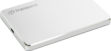 Transcend StoreJet 25C3S USB-C Εξωτερικός HDD 1TB 2.5" Ασημί