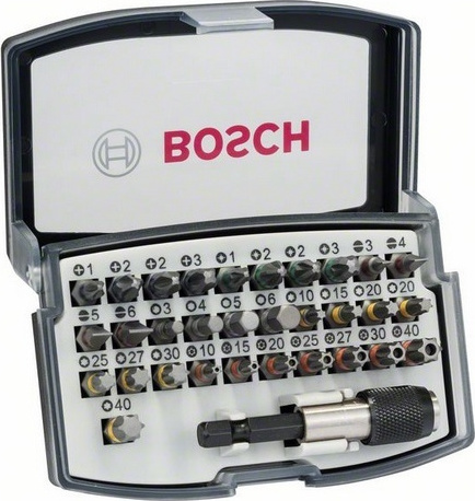 Bosch Σετ 32 Μύτες Κατσαβιδιού Σταυρός / Torx / Allen - Image 2
