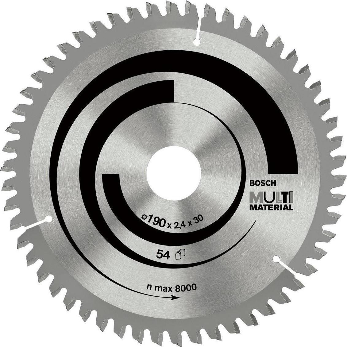 Bosch Δίσκος Κοπής Ξύλου με 54 Δόντια 190mm 2608640509