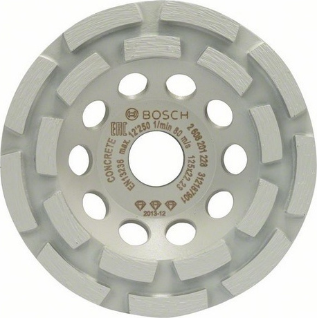 Bosch Ποτηροειδής Διαμαντόδισκος Best for Concrete 125mm Δίσκος Κοπής Δομικών Υλικών 125mm 2608201228