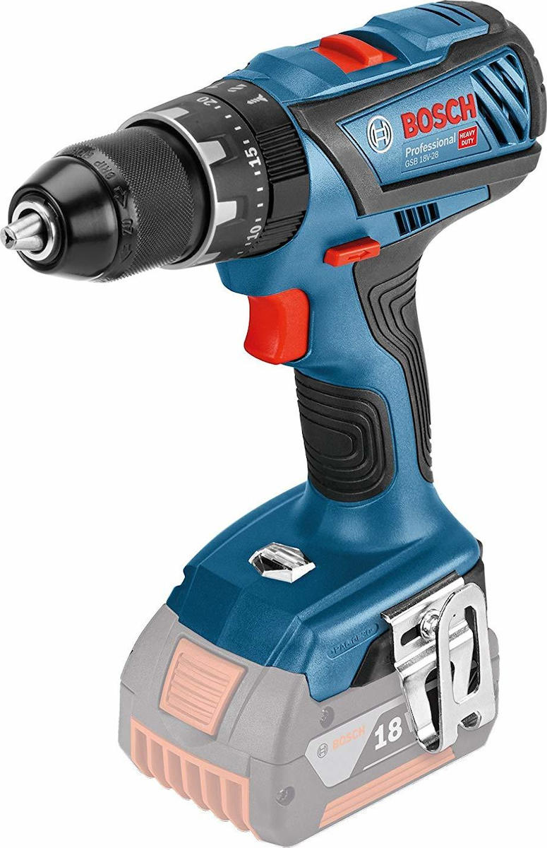 Bosch GSB 18V-28 Κρουστικό Δραπανοκατσάβιδο Μπαταρίας Solo 18V