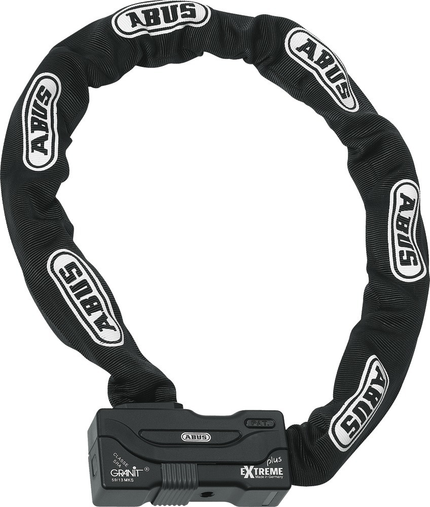 Abus Granit Extreme Plus Αντικλεπτική Κουλούρα Μοτοσυκλέτας με Μήκος 140εκ. Μαύρο Χρώμα