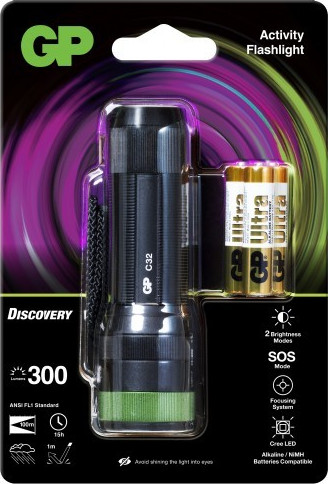 GP Batteries Lupus C32 Στεγανός Φακός LED 300lm - Image 2