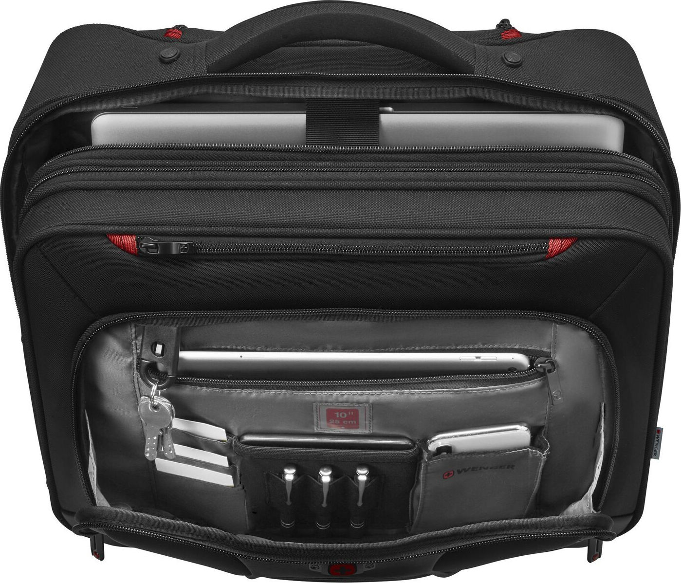 Wenger Transfer Τσάντα Laptop 16" με Ροδάκια Μαύρη - Image 4