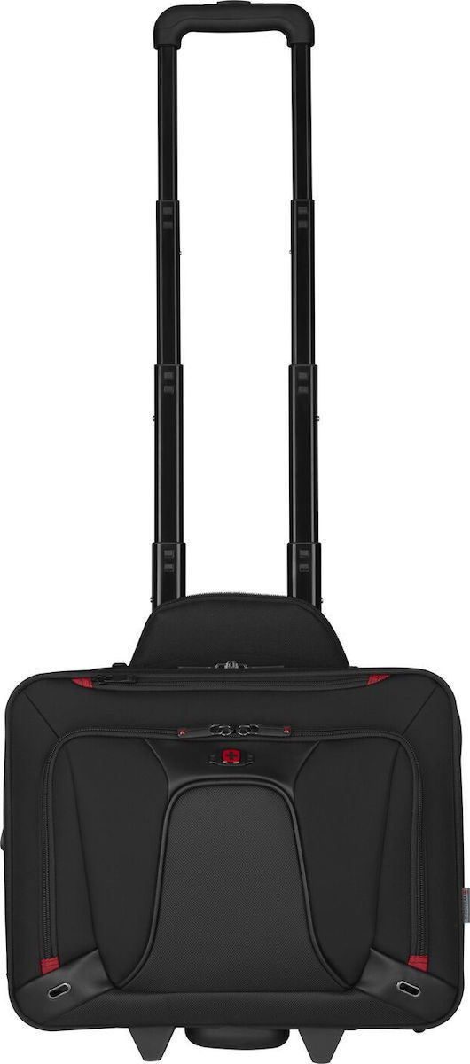 Wenger Transfer Τσάντα Laptop 16" με Ροδάκια Μαύρη