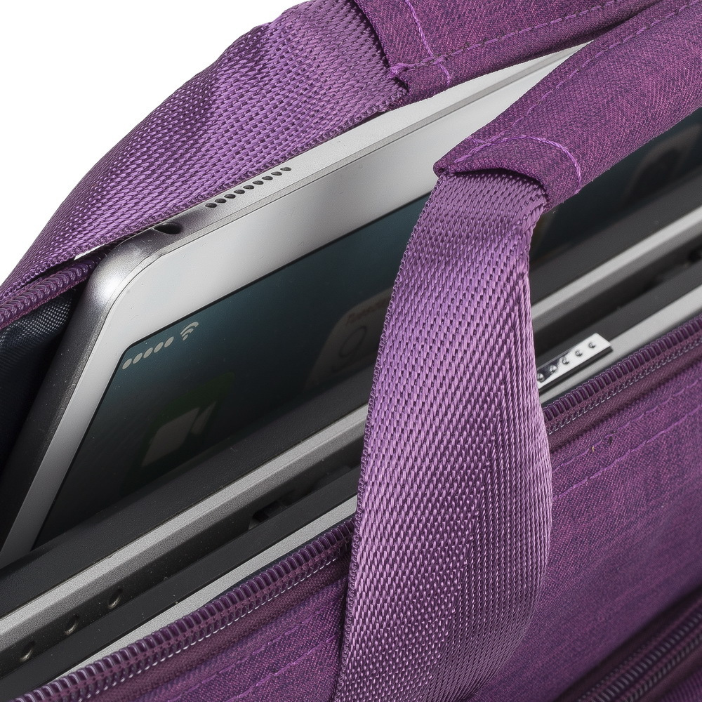 Rivacase Biscayne 8335 Τσάντα Ώμου / Χειρός για Laptop 15.6" σε Μωβ χρώμα - Image 4