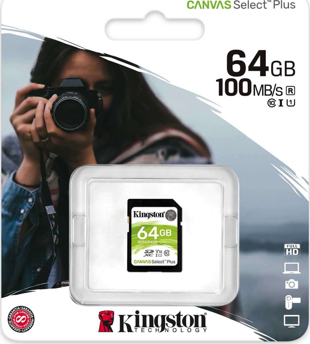 Kingston Canvas Select Plus SDXC 64GB Class 10 U1 V10 UHS-I - Image 3