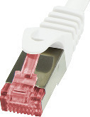 LogiLink Primeline S/FTP Cat.6 Καλώδιο Δικτύου Ethernet 0.25m Λευκό