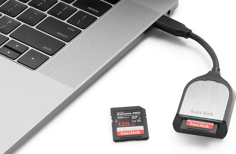 Sandisk Extreme Pro Card Reader USB 3.0 Type-C για SD Γκρι - Image 4