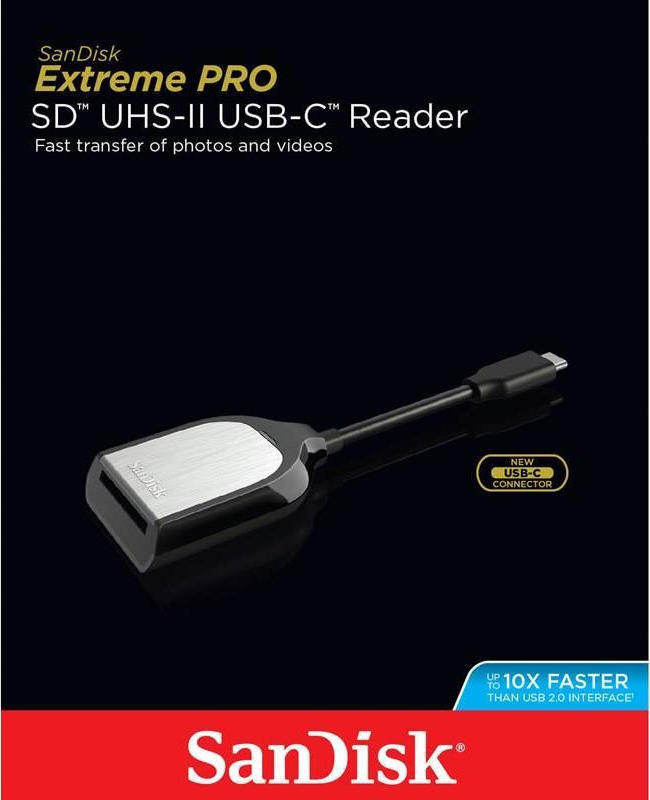 Sandisk Extreme Pro Card Reader USB 3.0 Type-C για SD Γκρι - Image 5