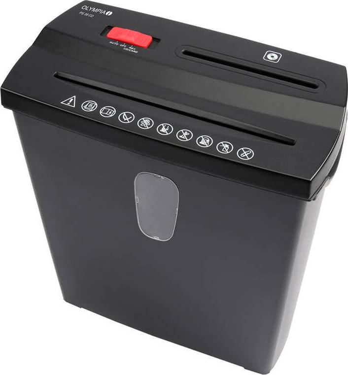 Olympia Καταστροφέας Εγγράφων και CD PS 38 CD Strip Cut 8 Φύλλων με Κάδο 9lt - Image 2