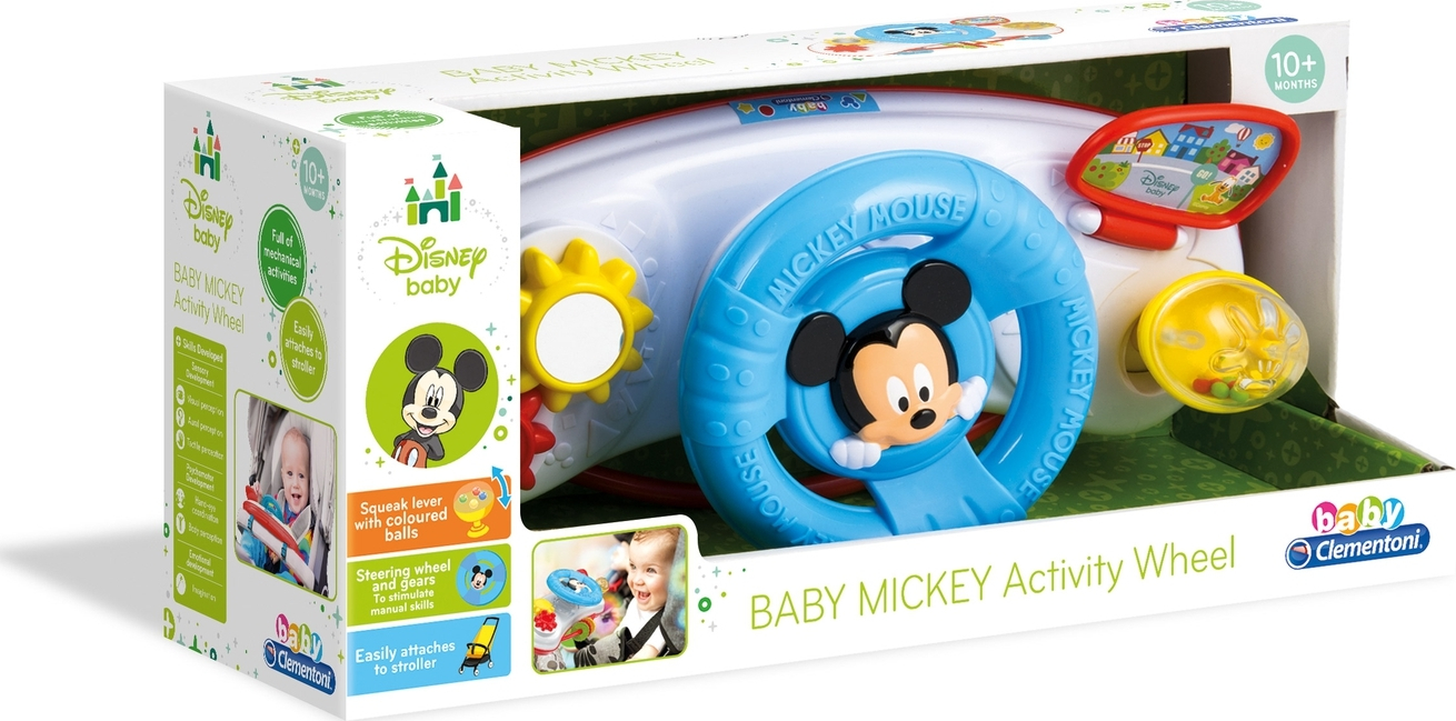 Baby Clementoni Baby Mickey Activity Wheel για 10+ Μηνών