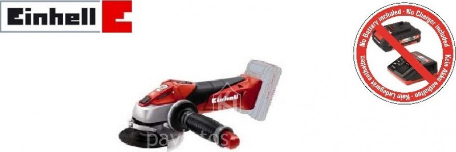 Einhell TE-AG 18 Li Τροχός Μπαταρίας 18V Solo - Image 3