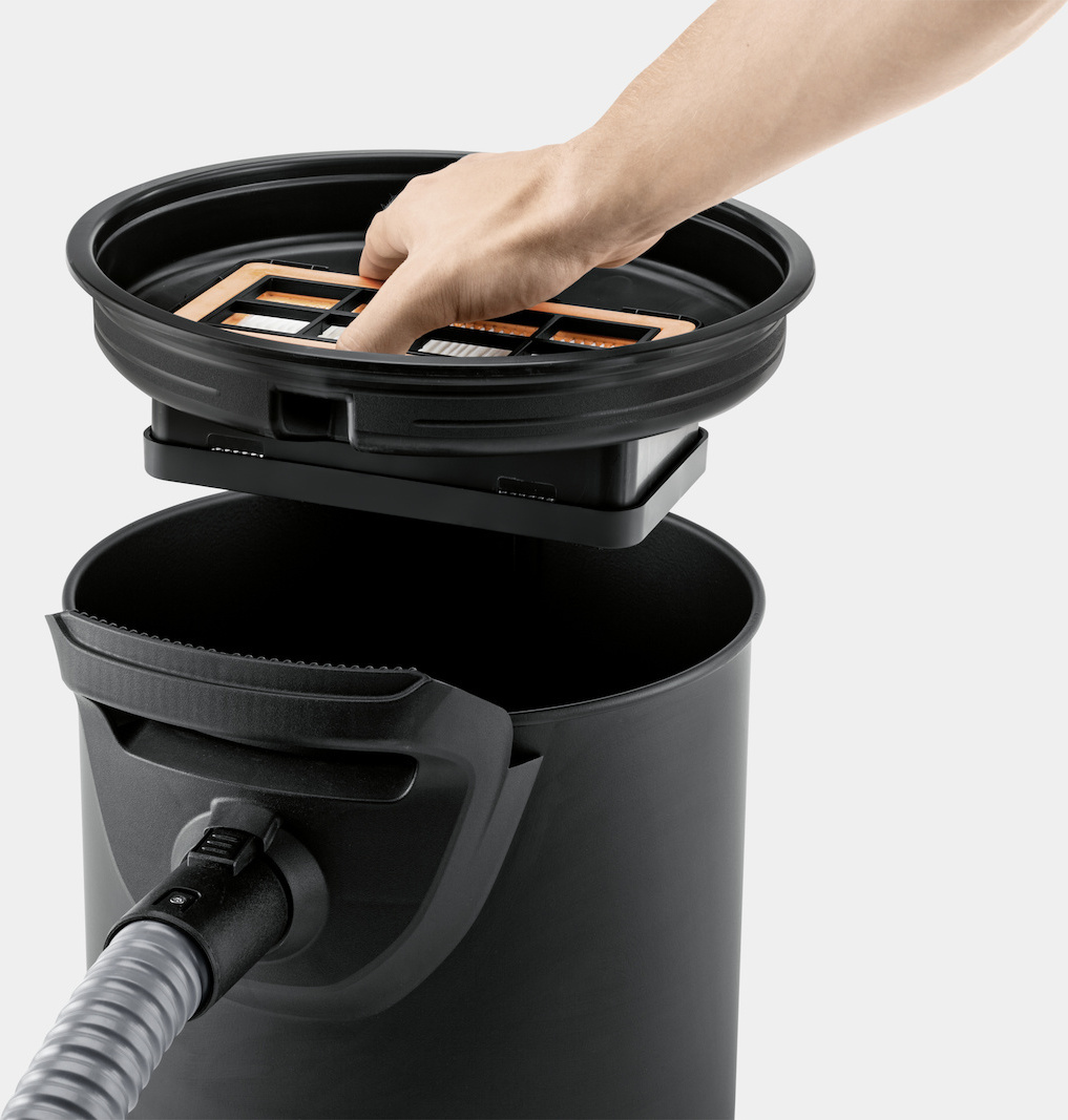 Karcher Ash Vacuum AD 2 Σκούπα Στάχτης 600W με Κάδο 14lt - Image 6