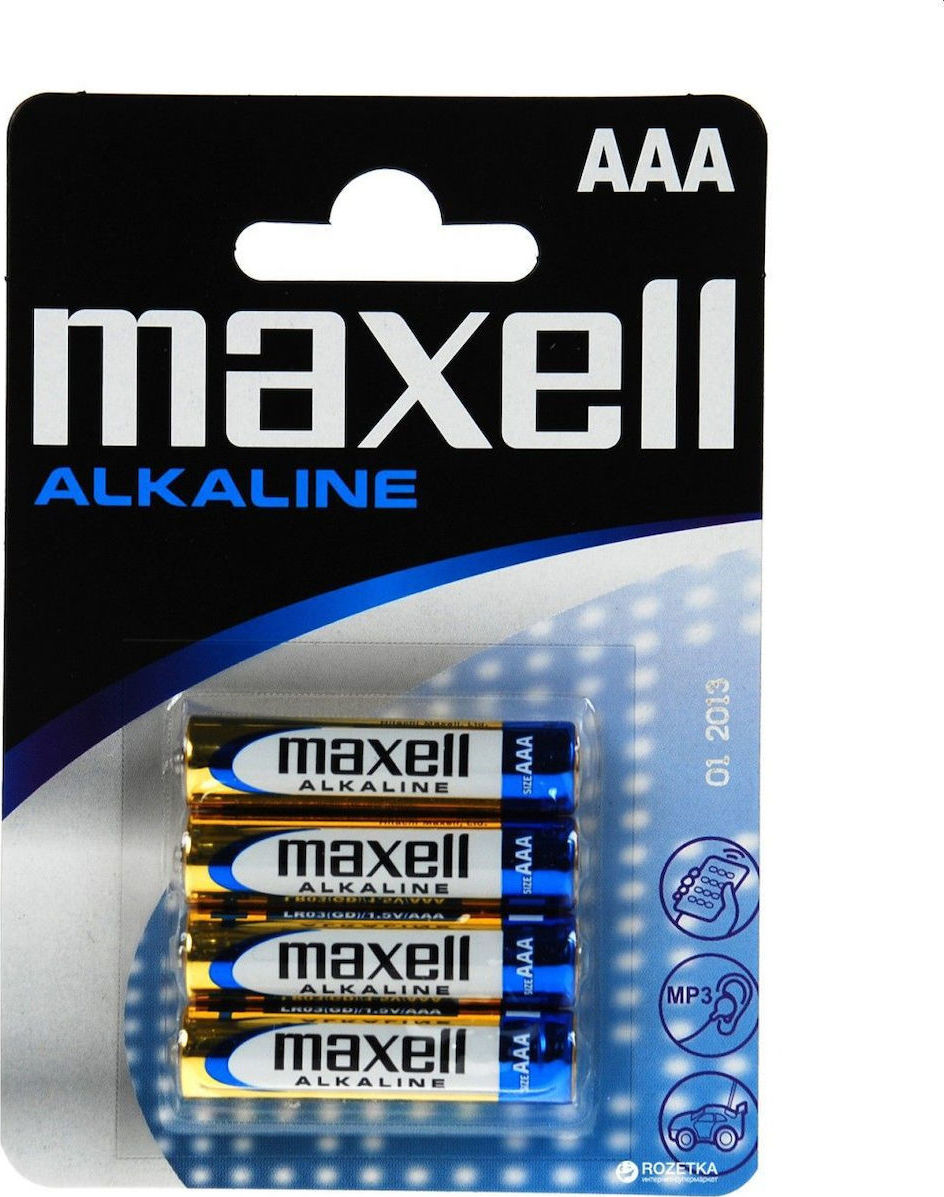 Maxell AAA 1.5V 4τμχ 723671