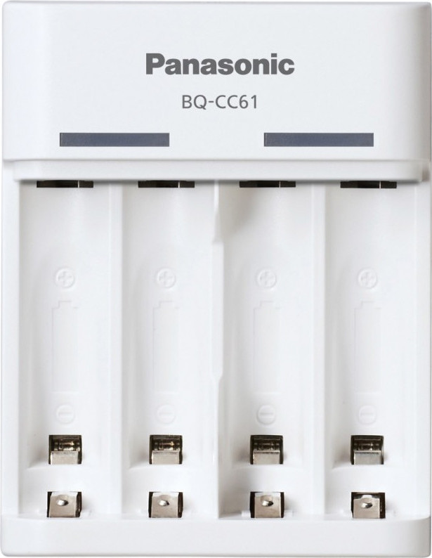 Panasonic Eneloop Basic BQ-CC61 USB Φορτιστής 4 Μπαταριών Ni-MH Μεγέθους AA/AAA σε Λευκό χρώμα - Image 2