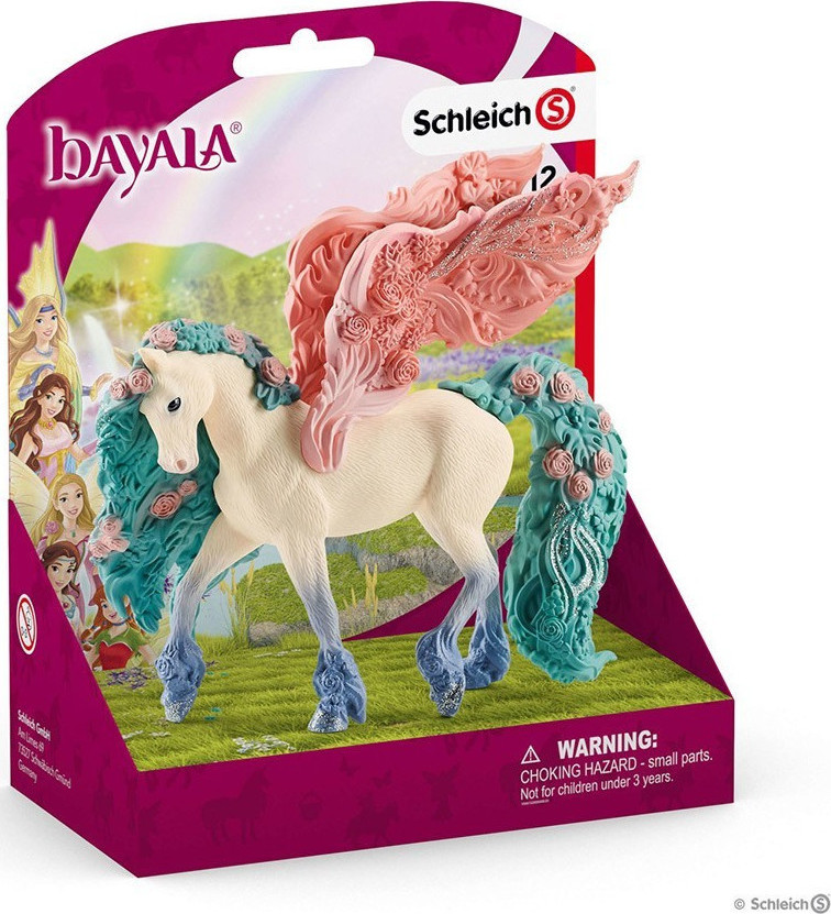 Schleich-S Παιχνίδι Μινιατούρα Bayala Flower Pegasus για 5-12 Ετών 18εκ.