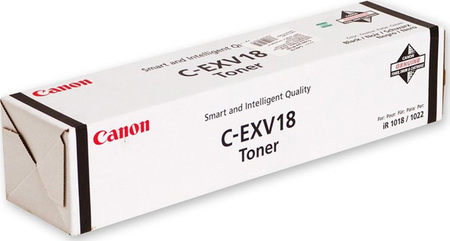 Canon C-EXV18 Γνήσιο Toner Laser Εκτυπωτή Μαύρο 8400 Σελίδων (0386B002)