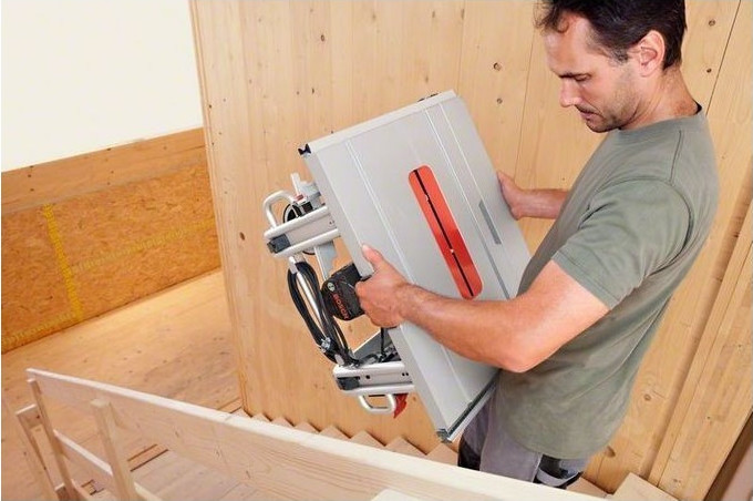 Bosch GTS 10 J Δισκοπρίονο Πάγκου με Ισχύ 1800W, Δίσκο Κοπής Διαμέτρου 254mm & Ταχύτητα Κοπής 3650rpm - Image 4