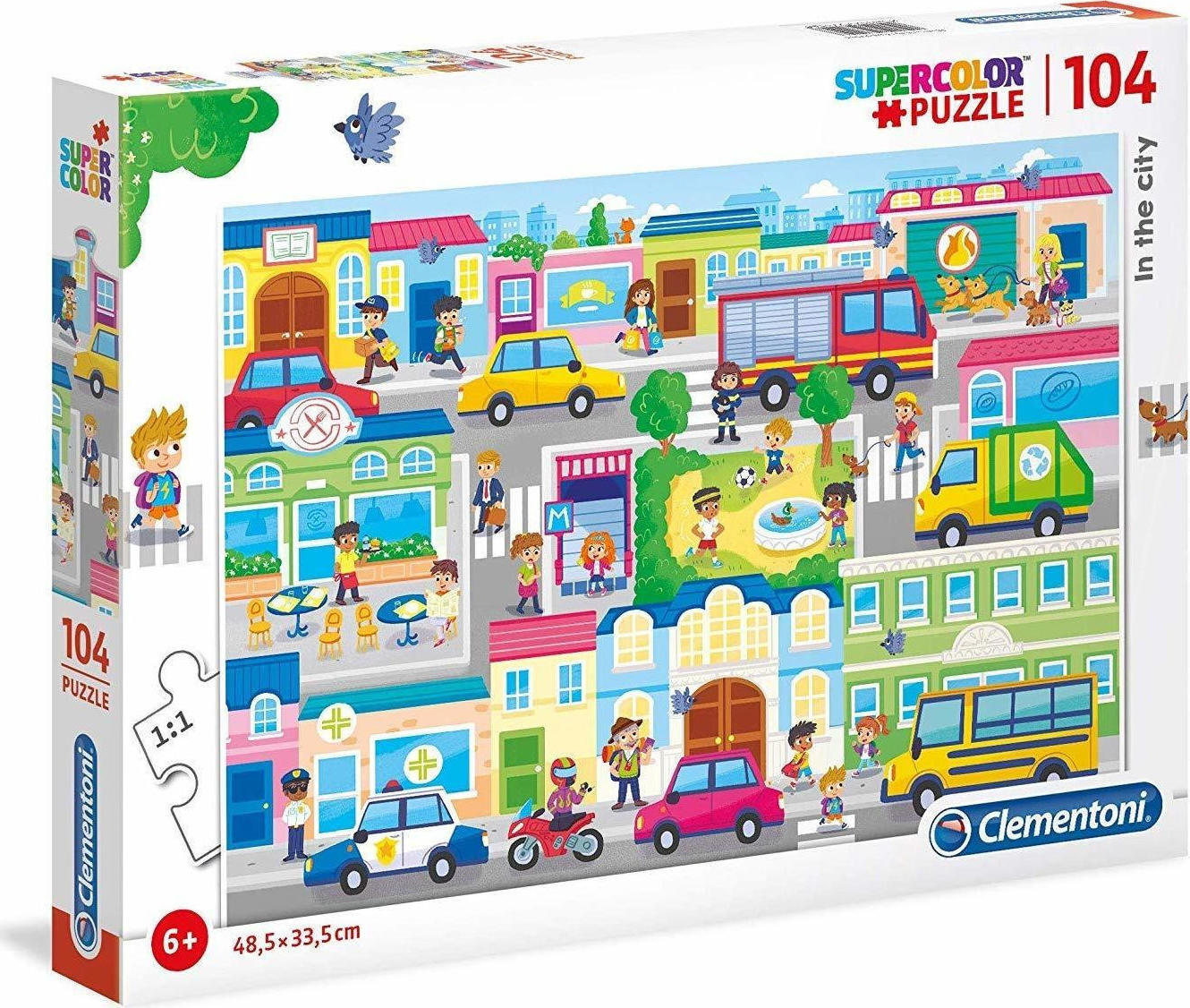 Παιδικό Puzzle In The City 104pcs για 6+ Ετών Clementoni