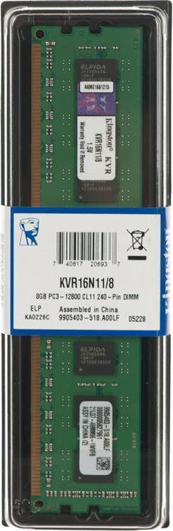Kingston 8GB DDR3 KVR16N11/8 - Image 3