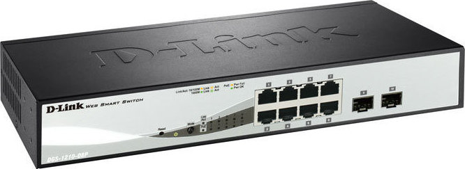D-Link DGS-1210-08P v3 Managed L2 PoE - Image 3