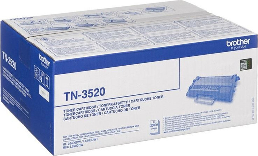 Brother TN-3520 Γνήσιο Toner Laser Εκτυπωτή Μαύρο High Yield 20000 Σελίδων (TN-3520) - Image 2