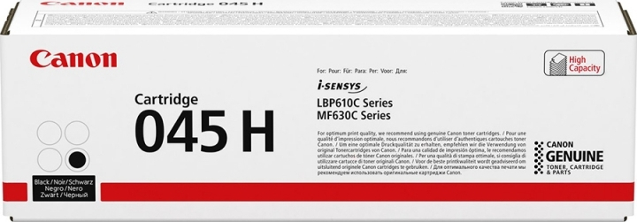 Canon 045H Γνήσιο Toner Laser Εκτυπωτή Μαύρο High Capacity 2800 Σελίδων (1246C002) - Image 2