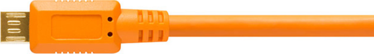 Tether Tools Regular USB 2.0 to micro USB Cable Πορτοκαλί 4.6m (CU5430ORG) - Image 2