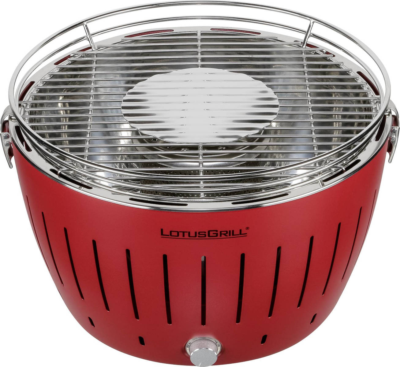 LotusGrill G34 U Ανοξείδωτη Φορητή Ψησταριά Κάρβουνου Kettle με Καπάκι