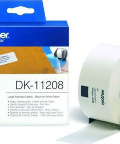 Brother 400 Αυτοκόλλητες Ετικέτες σε Ρολό για Εκτυπωτή Ετικετών 90x38mm