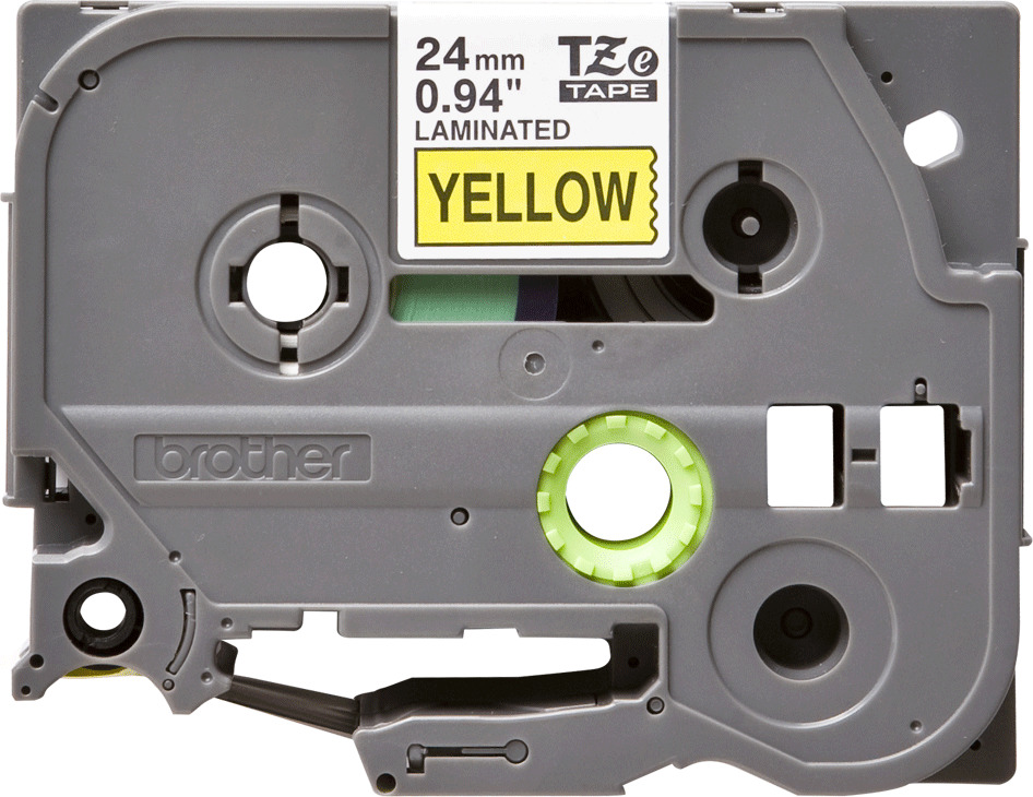 Brother TZE-651 Ταινία Ετικετογράφου 8m x 24mm σε Κίτρινο Χρώμα - Image 2