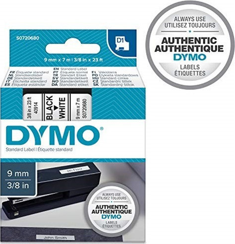 Dymo 40913 Ταινία Ετικετογράφου 7m x 9mm σε Λευκό Χρώμα - Image 4