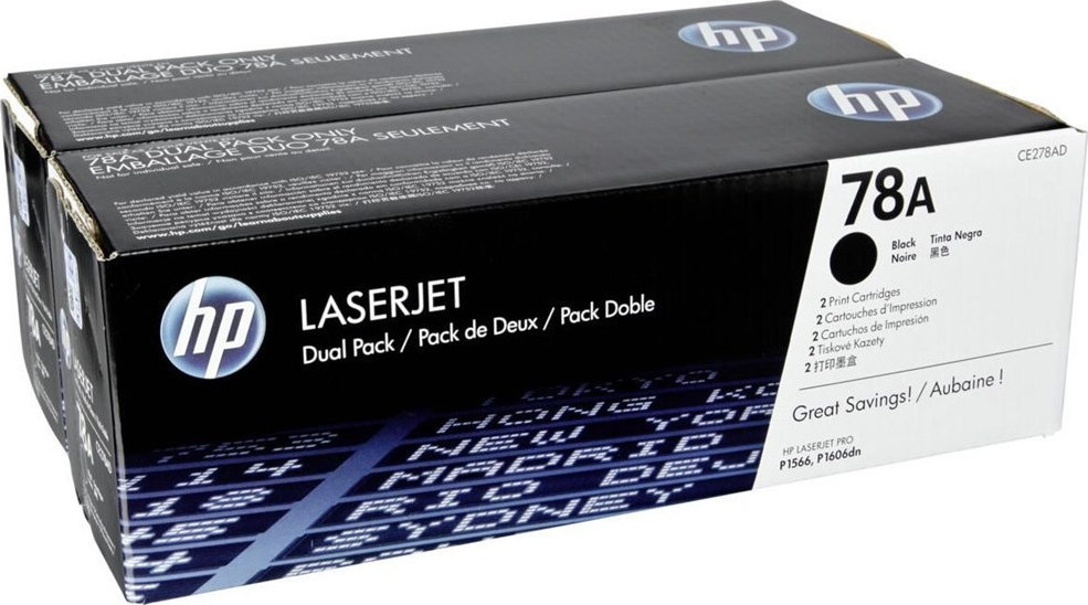 HP 78A Γνήσιο Multipack Toner Laser Εκτυπωτή Μαύρο 2τμχ (CE278AD) - Image 3