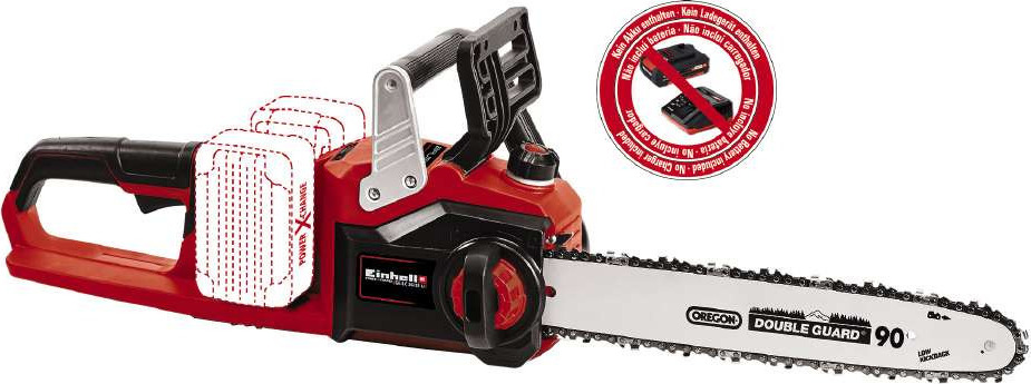 Einhell GE-LC 36/35 Li-Solo Αλυσοπρίονο Μπαταρίας Solo Brushless 18V 4.72kg με Λάμα 35cm