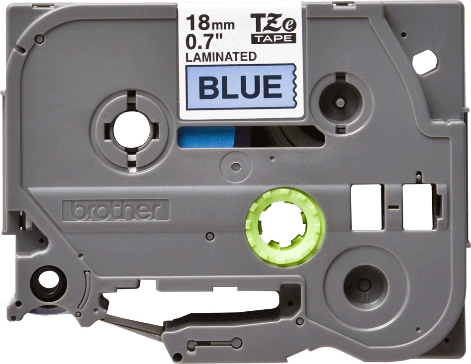 Brother Ταινία Ετικετογράφου 8m x 18mm σε Μπλε Χρώμα - Image 3