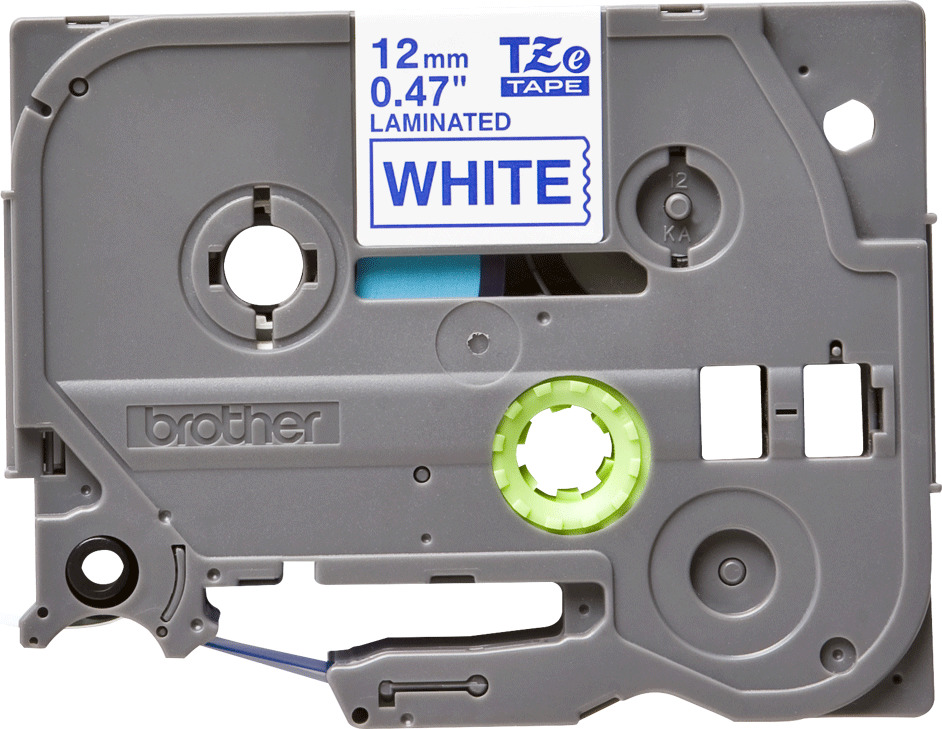 Brother TZE-233 Ταινία Ετικετογράφου 8m x 12mm σε Λευκό Χρώμα - Image 2