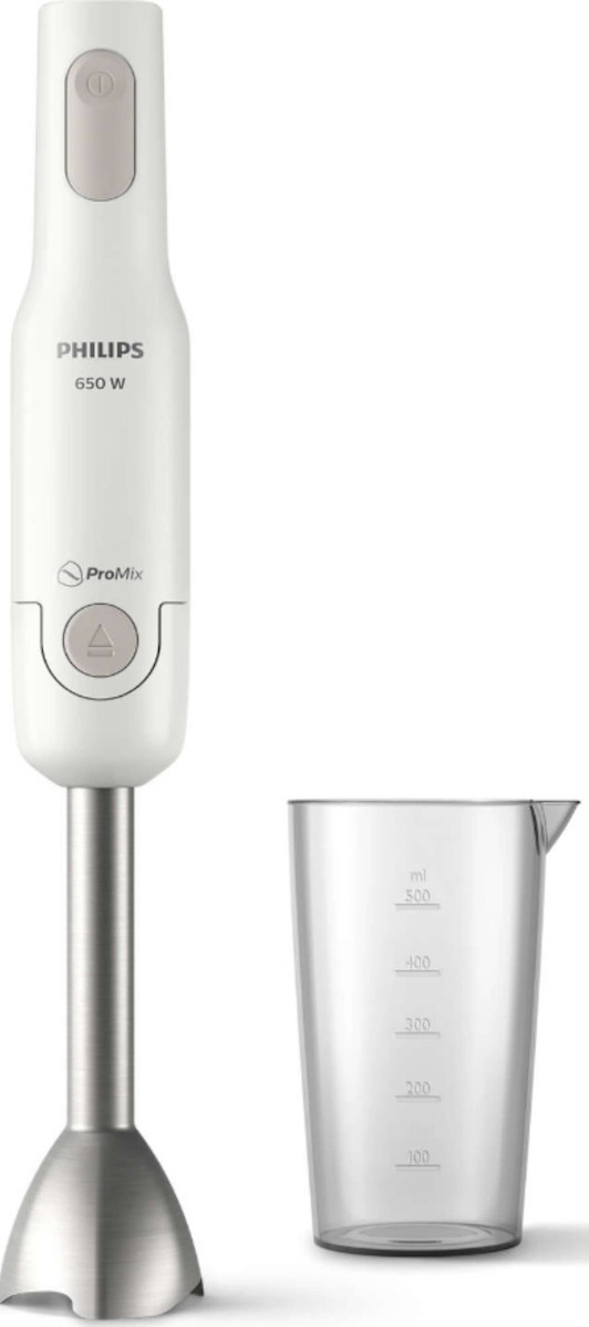 Philips Ραβδομπλέντερ με Ανοξείδωτη Ράβδο 650W Λευκό