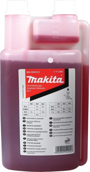 Makita 980.008.612 Λάδι Μίξης για Δίχρονους Κινητήρες (2T) 1lt - Image 2