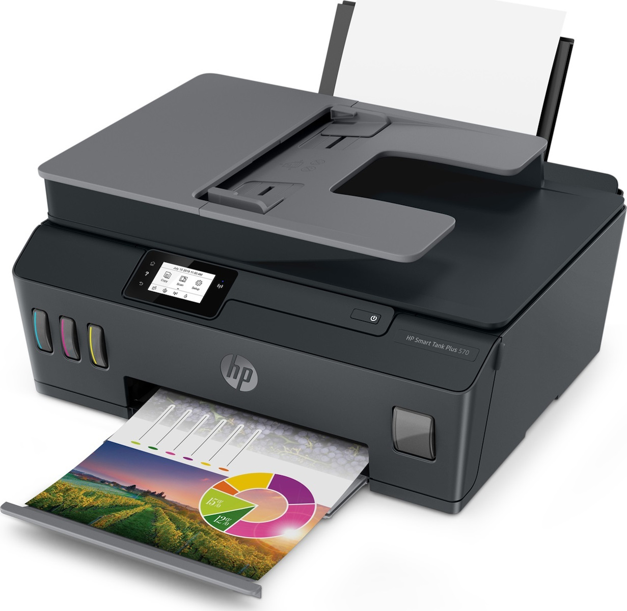 HP Smart Tank Plus 570 Έγχρωμoς Εκτυπωτής Inkjet - Image 3