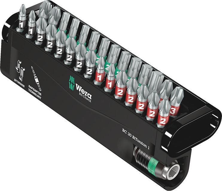 Wera Σετ 30 Μύτες Κατσαβιδιού Bit-Set 30