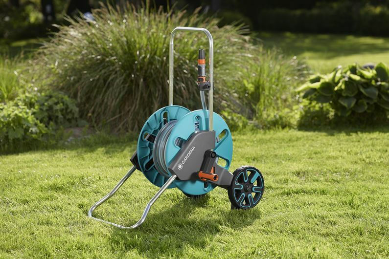 Gardena Τροχήλατη Ανέμη Ποτίσματος με Λάστιχο 20m Classic Aquaroll - Image 3