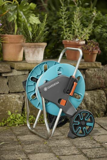 Gardena Τροχήλατη Ανέμη Ποτίσματος με Λάστιχο 20m Classic Aquaroll - Image 2