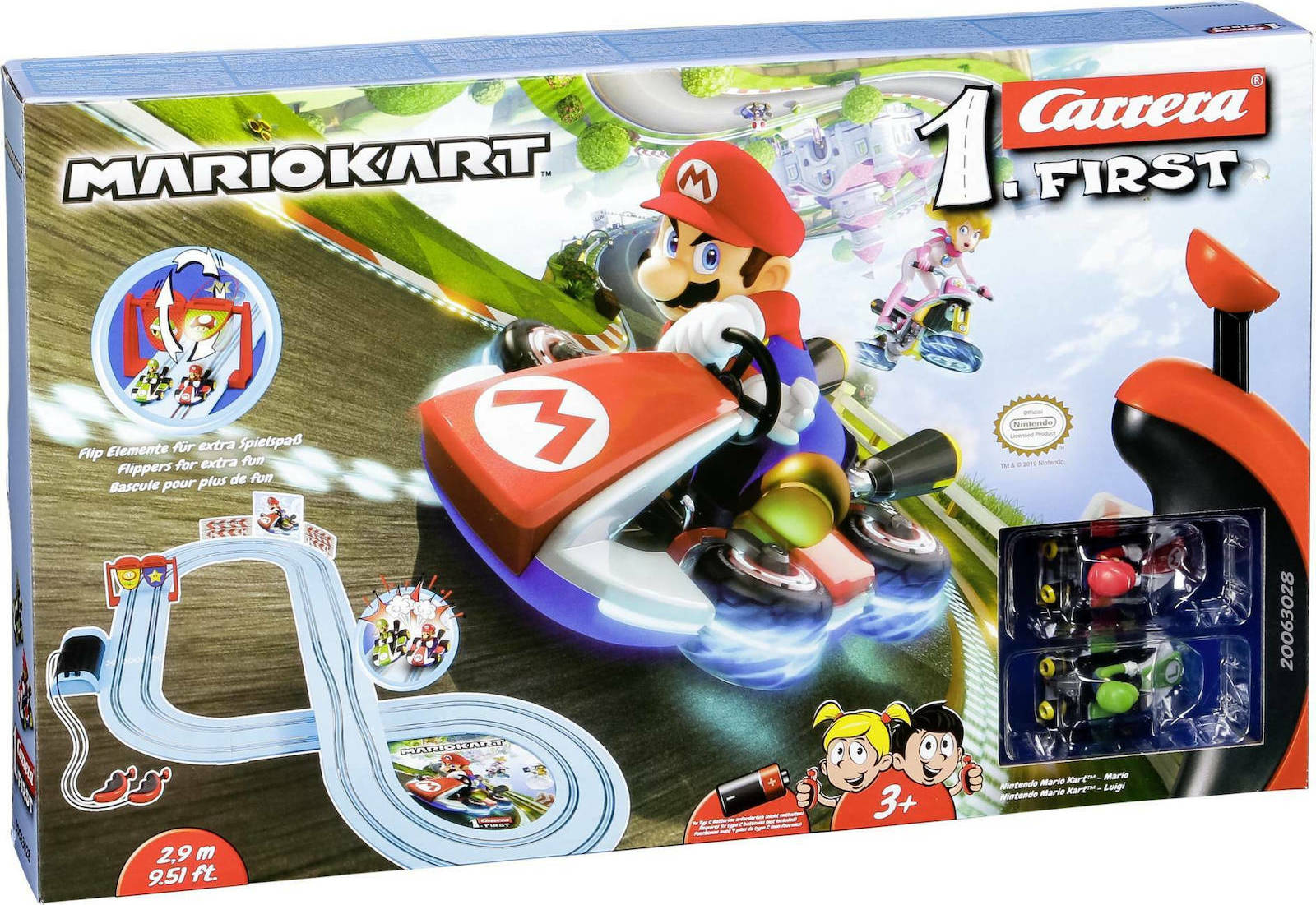 Carrera First Mario Kart Racecourse Mario & Luigi για 8+ Ετών